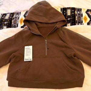 Lululemon oversized scuba half zip 💗